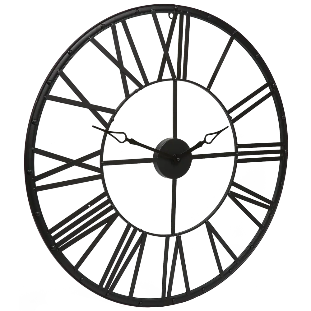 Часы настенные Atmosphera Retro Factory ø70 см, металл, цвет чёрный STLM-2159190 - Вид №3
