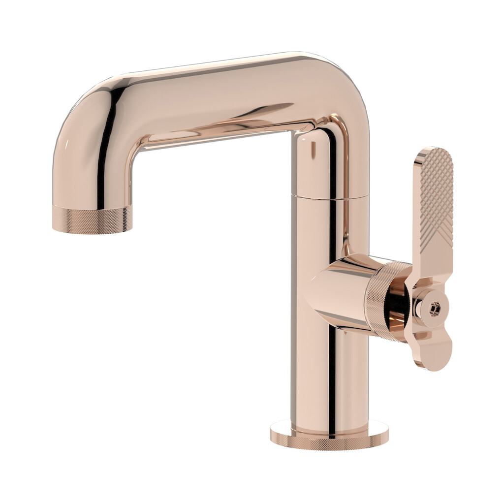 Смеситель для раковины на 1 отверстие в комплекте с донным клапаном WE ARE IB b2200rs Rose Gold Bold