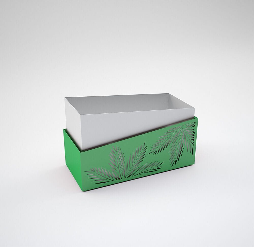 Прямоугольная стальная плантатор CITYSì PALM ARCH-00113794 - Вид №1