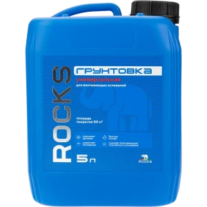 Грунтовка универсальная для сухих помещений Rocks 5 л