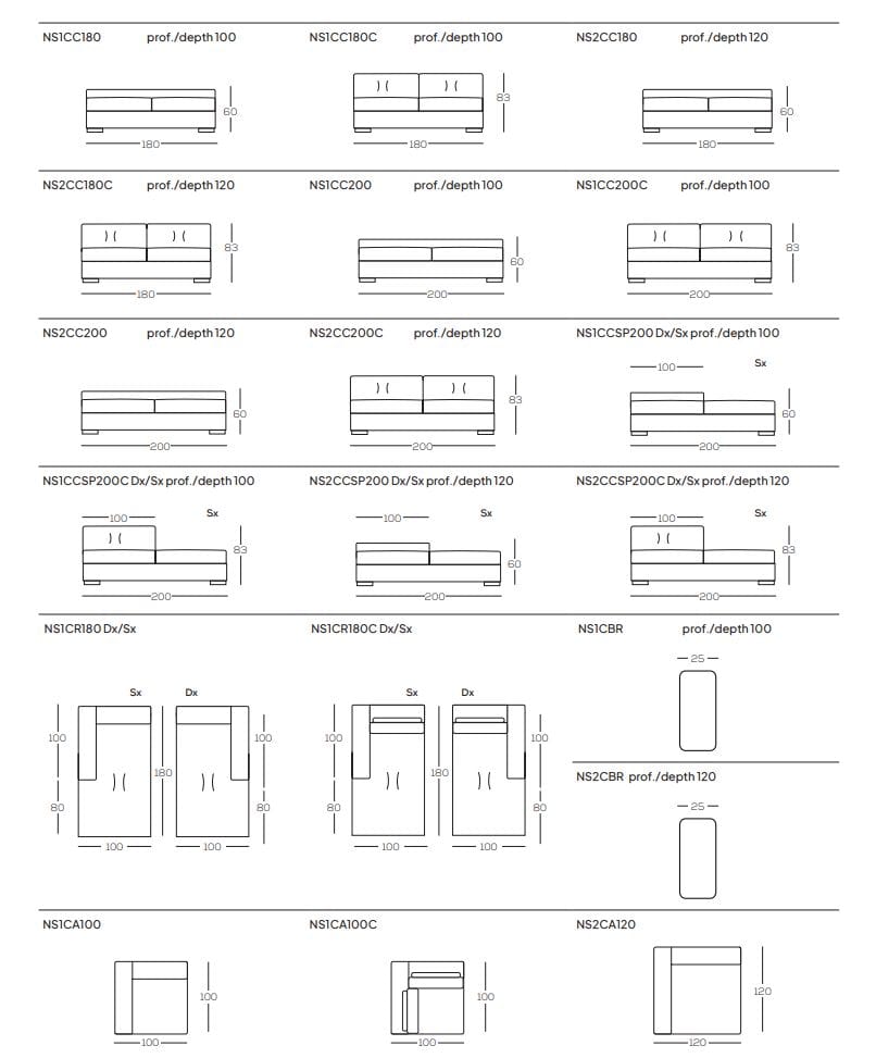 Угловой съемный диван из ткани GRUPPO FOX день Фокса ARCH-00015647 - Вид №7