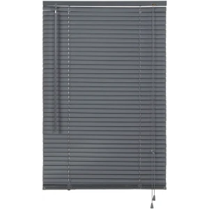 Жалюзи 70x155 см ПВХ цвет графит