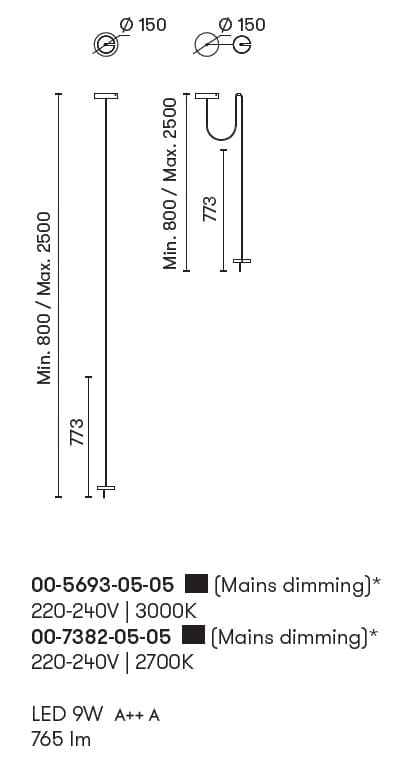 Стальной светодиодный подвесной светильник LedsC4 Invisible ARCH-00131249 - Вид №6