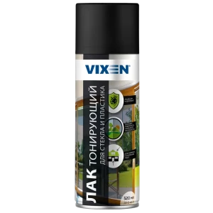 Лак аэрозольный тонирующий Vixen для стекла и пластика 520 мл