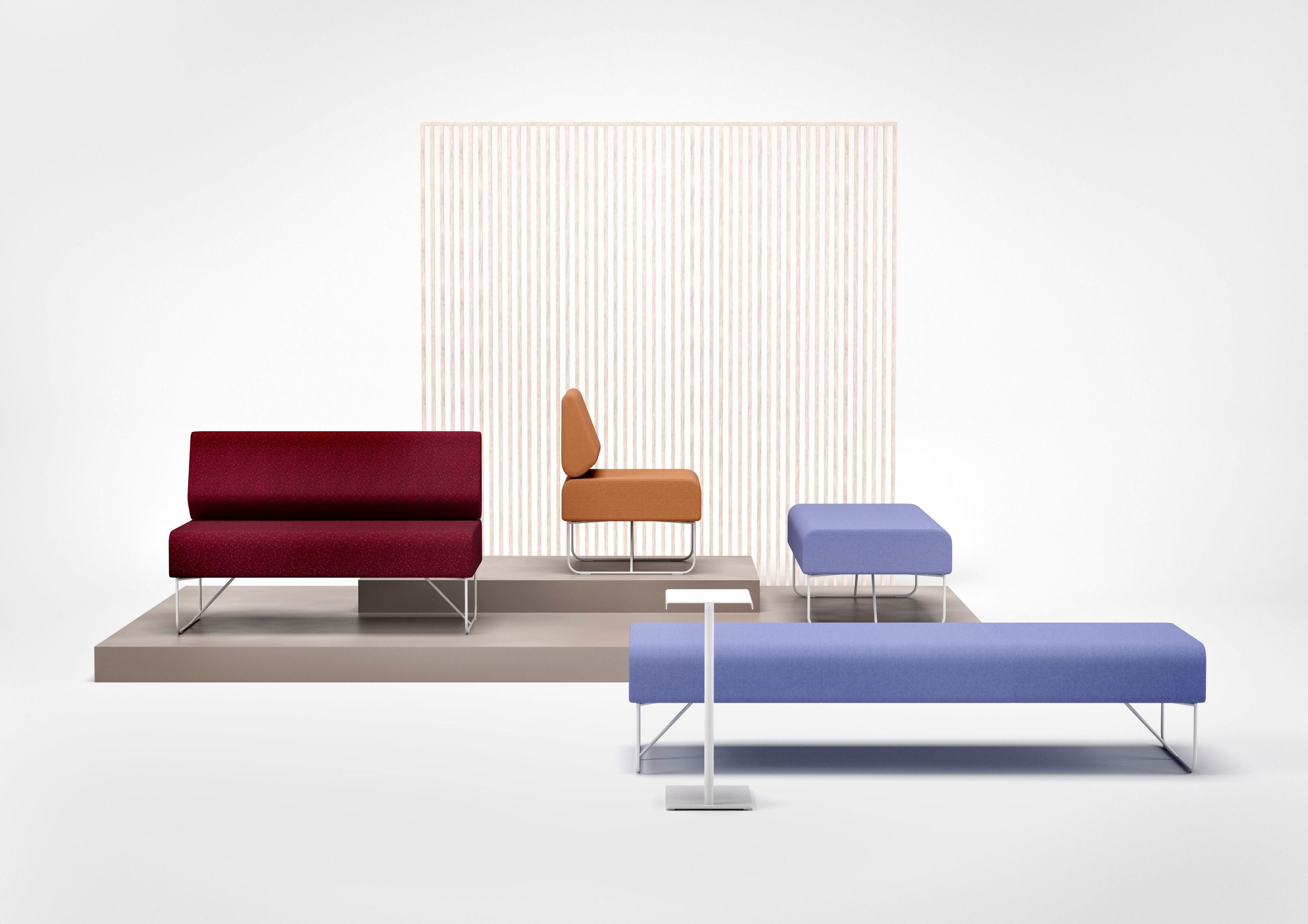 Табурет из ткани Cascando команда ARCH-00003254 - Вид №1