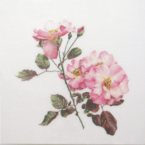 412 Набор для вышивания Розовая роза 44 х 44 см Thea Gouverneur