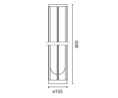 Алюминиевый светодиодный светильник с порошковым покрытием Flos Outdoor Collection-Bollard ARCH-00025520 - Вид №1