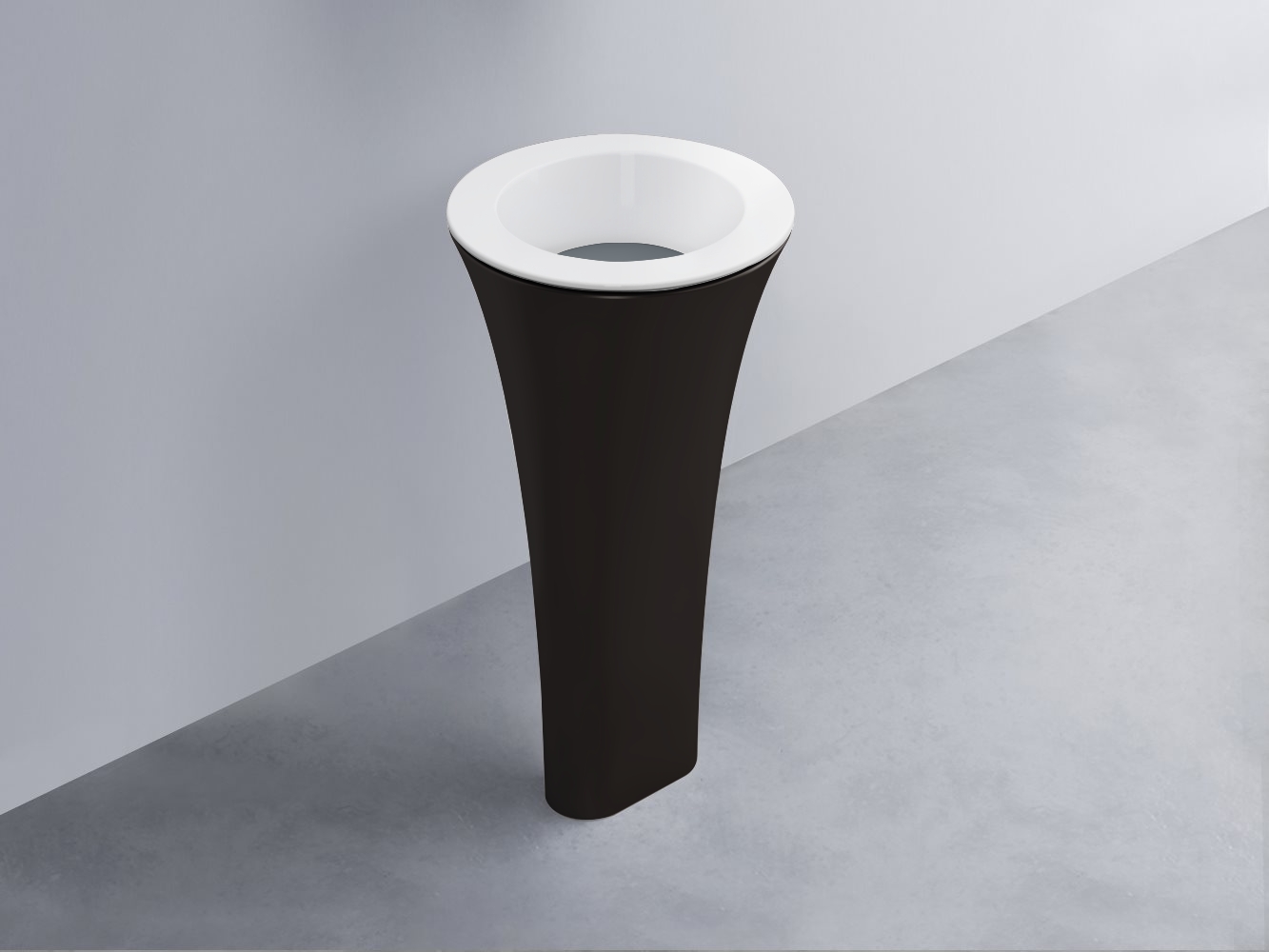 AMLA45-BL+AMPILT-BR+AMCOLT-LV Раковина Amedeo Tondo отдельностоящая cielo Enjoy + Amedeo Ceramica Cielo