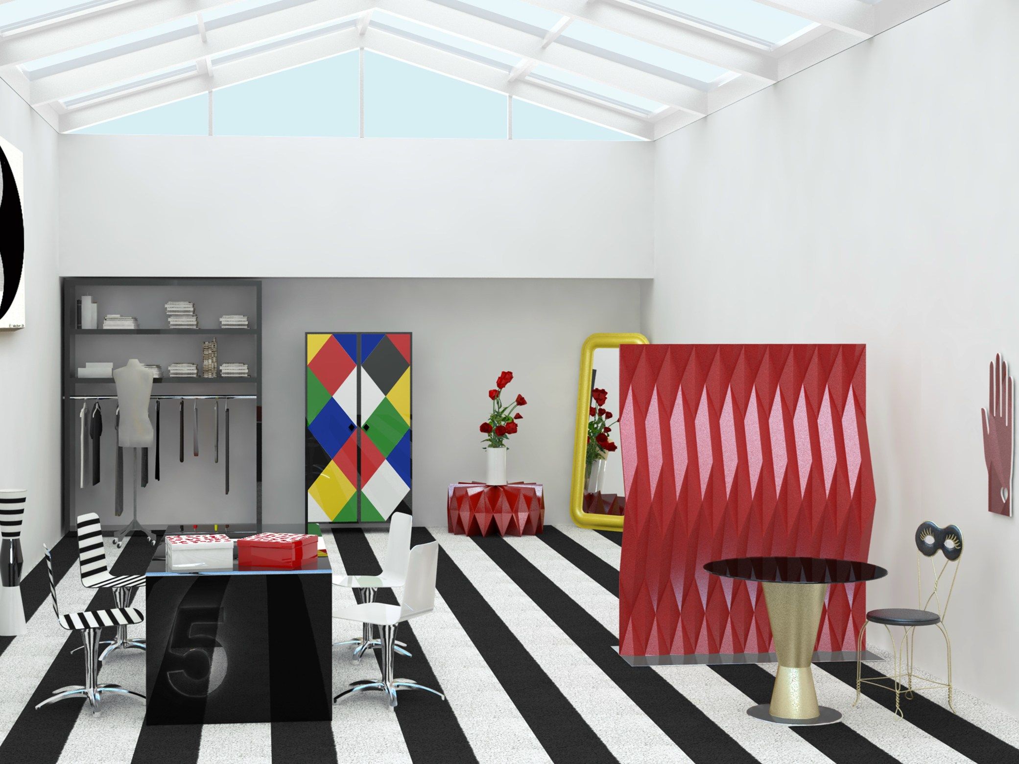 Стул из алюминиевой проволоки и кожи altreforme Арлекин ARCH-00126842 - Вид №2