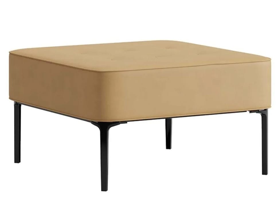 Кожаный квадратный пуф Ersa Земля ARCH-00123865