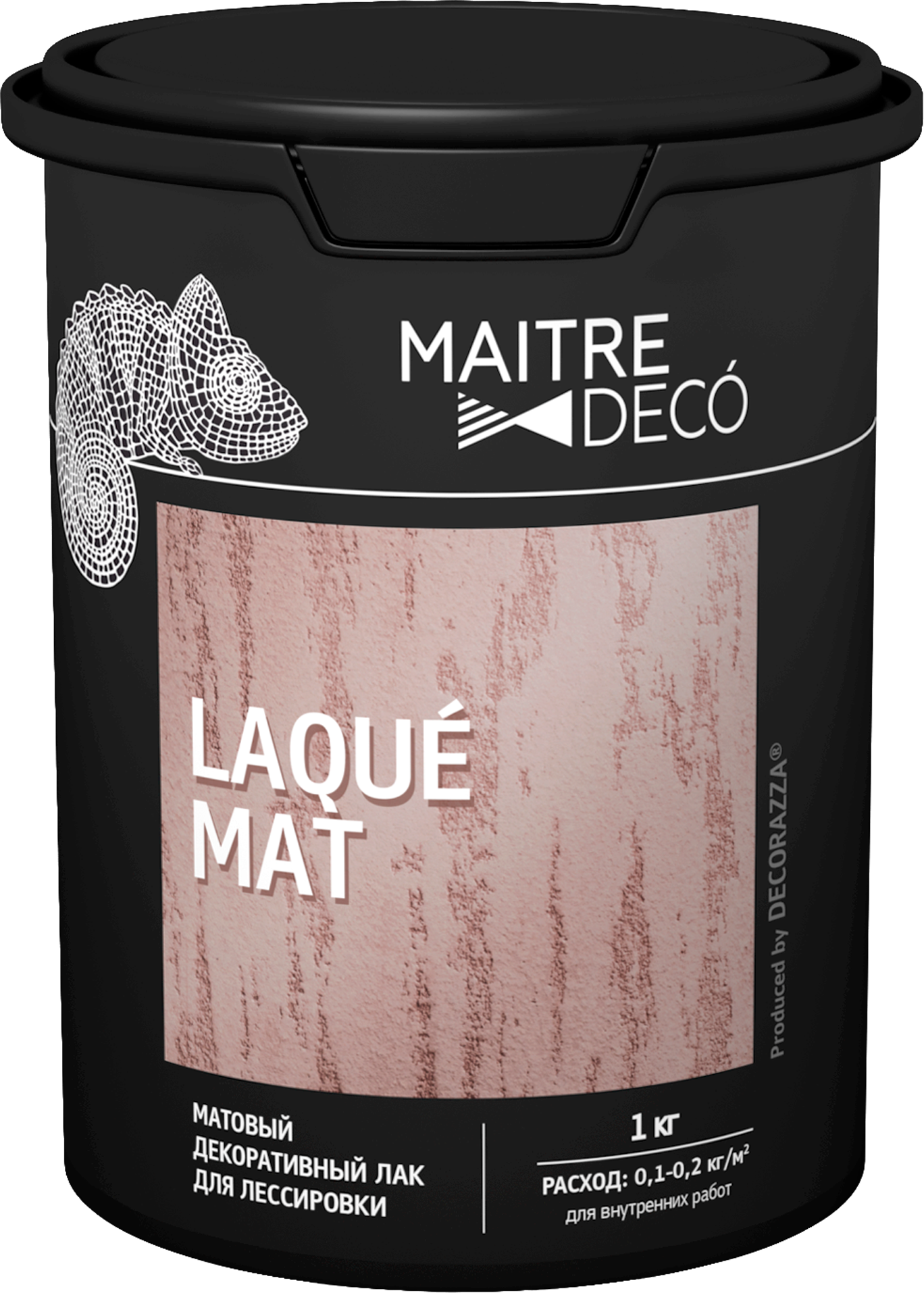 82891148 Лак декоративный «Laque Mat» для лессировки матовый 1 кг STLM-0037596 MAITRE DECO