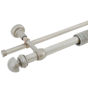 Карниз двухрядный «Морена» 160 см металл/пластик