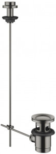 10200970-99 Сливной гарнитур с кнопкой тяги для вертикального монтажа 1 1/4" - dark platinum matt Dornbracht,Villeroy & Boch Различные серии