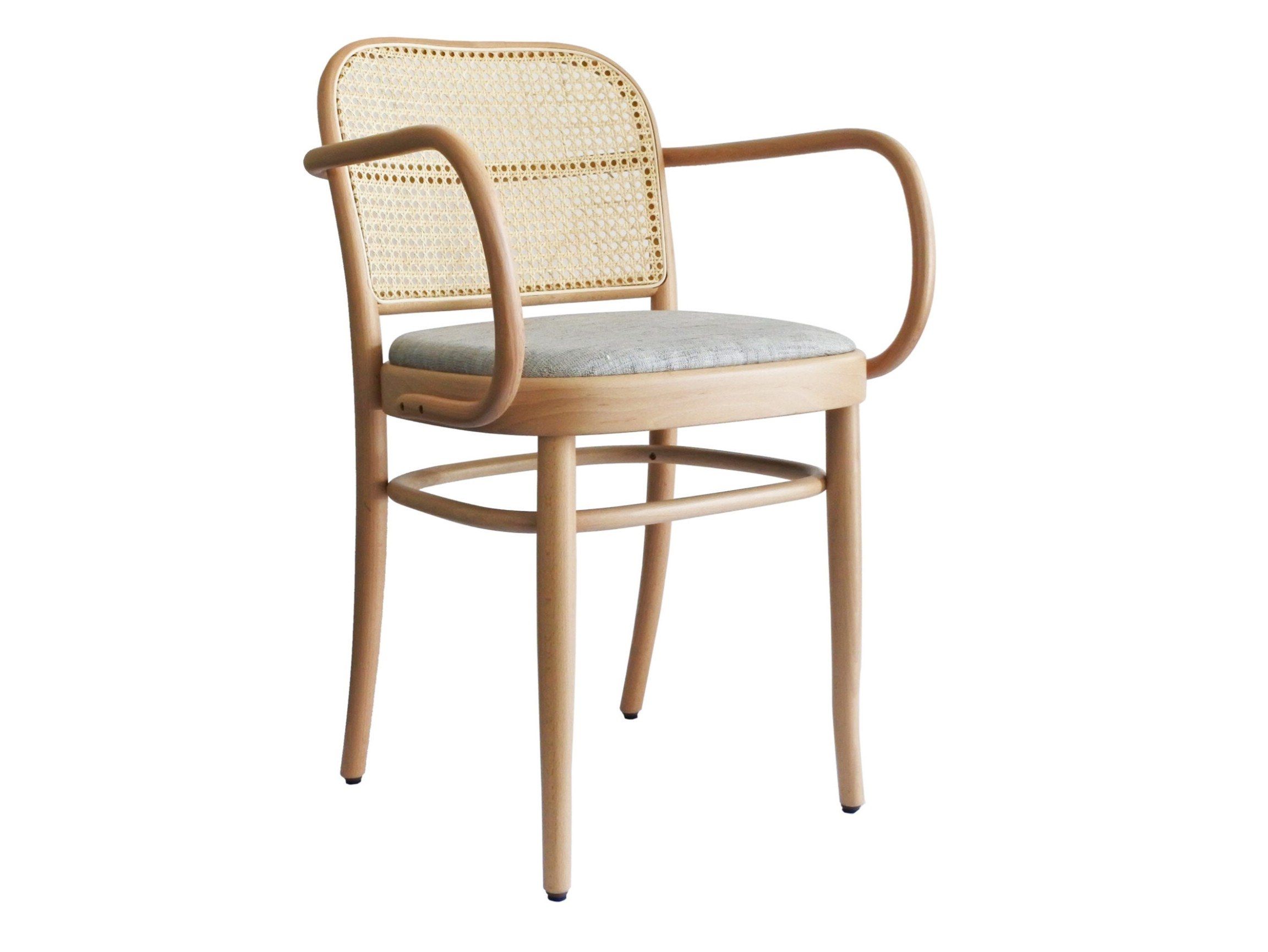 Мягкий стул из бука с подлокотниками Wiener GTV Design N. 811 ARCH-00110649 - Вид №1