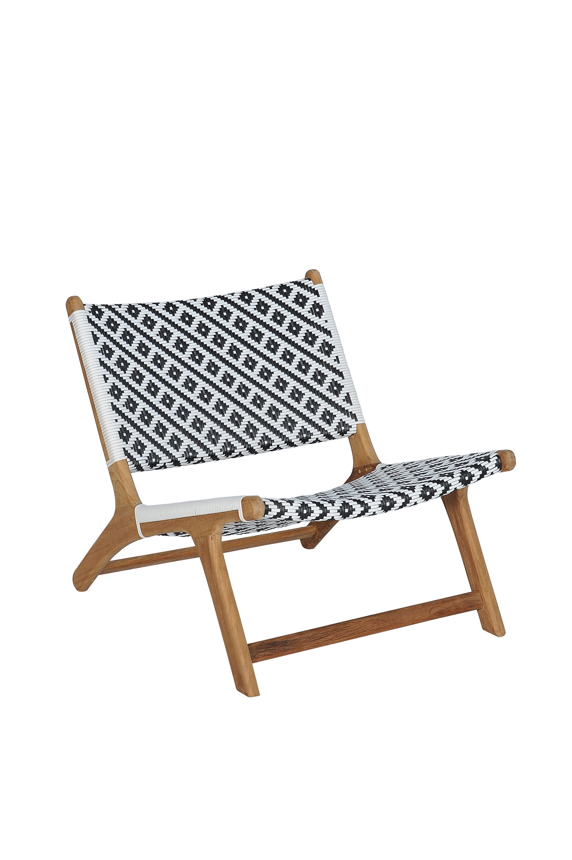 Садовое кресло из тикового дерева и синтетической ткани cbdesign Vienna Relax ARCH-00041545 - Вид №37