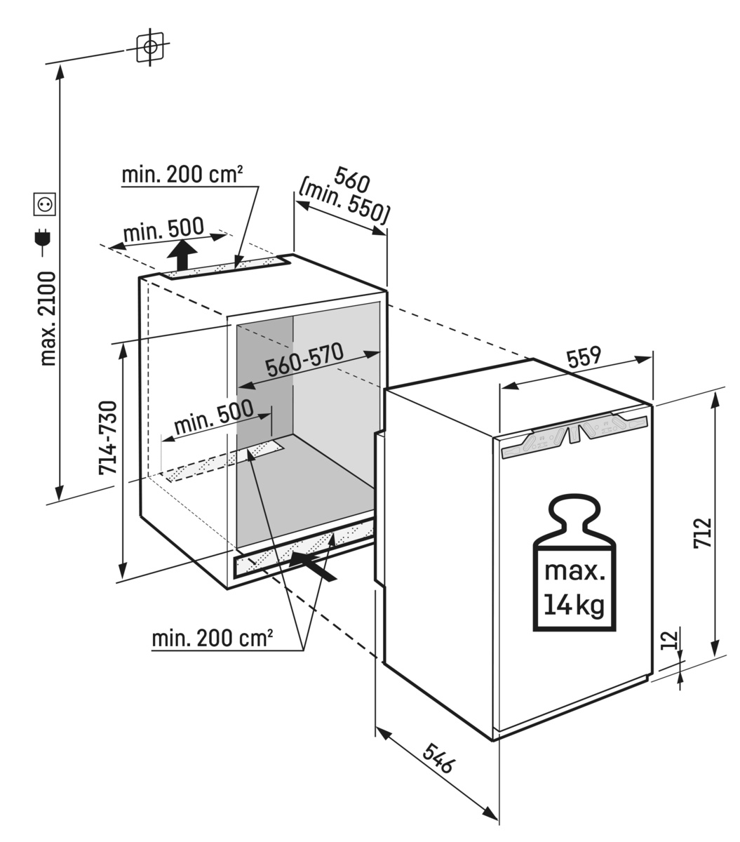 9247387 Встраиваемый морозильный шкаф Liebherr IFNbi 3553 STDN-0079781 - Вид №3