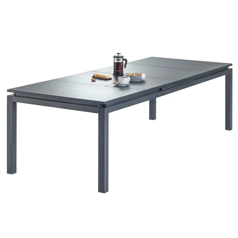 Стол садовый раздвижной Naterial Odissea Easy 256-320х90х76.5 см алюминий темно-серый STLM-2012245 - Вид №17