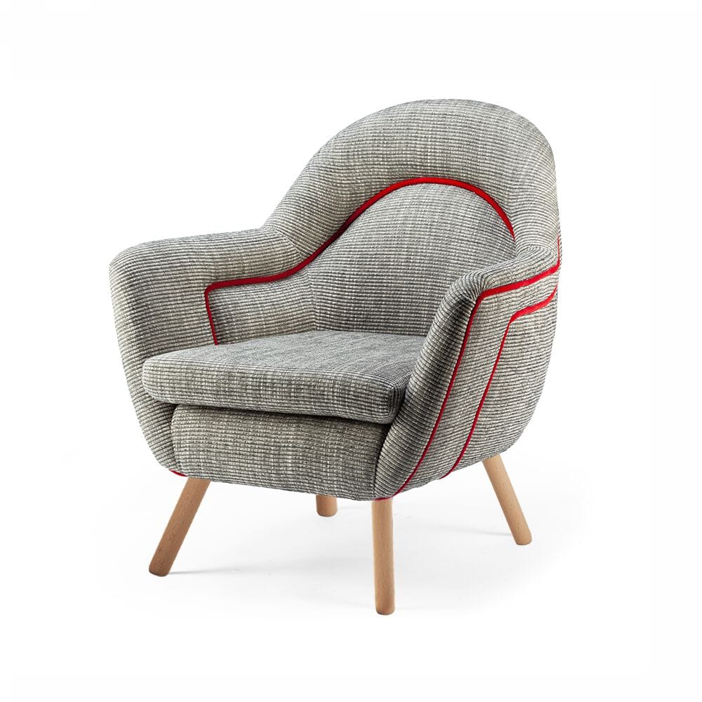 Тканевое кресло с подлокотниками Mambo Unlimited Ideas ARCH-00130513 - Вид №4