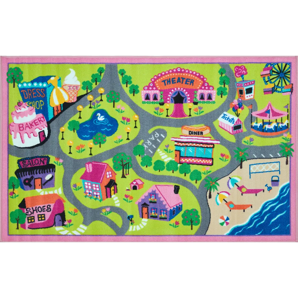 Коврик полипропилен Розетта пляж 100x150 см CTIM STLM-2168099 - Вид №1