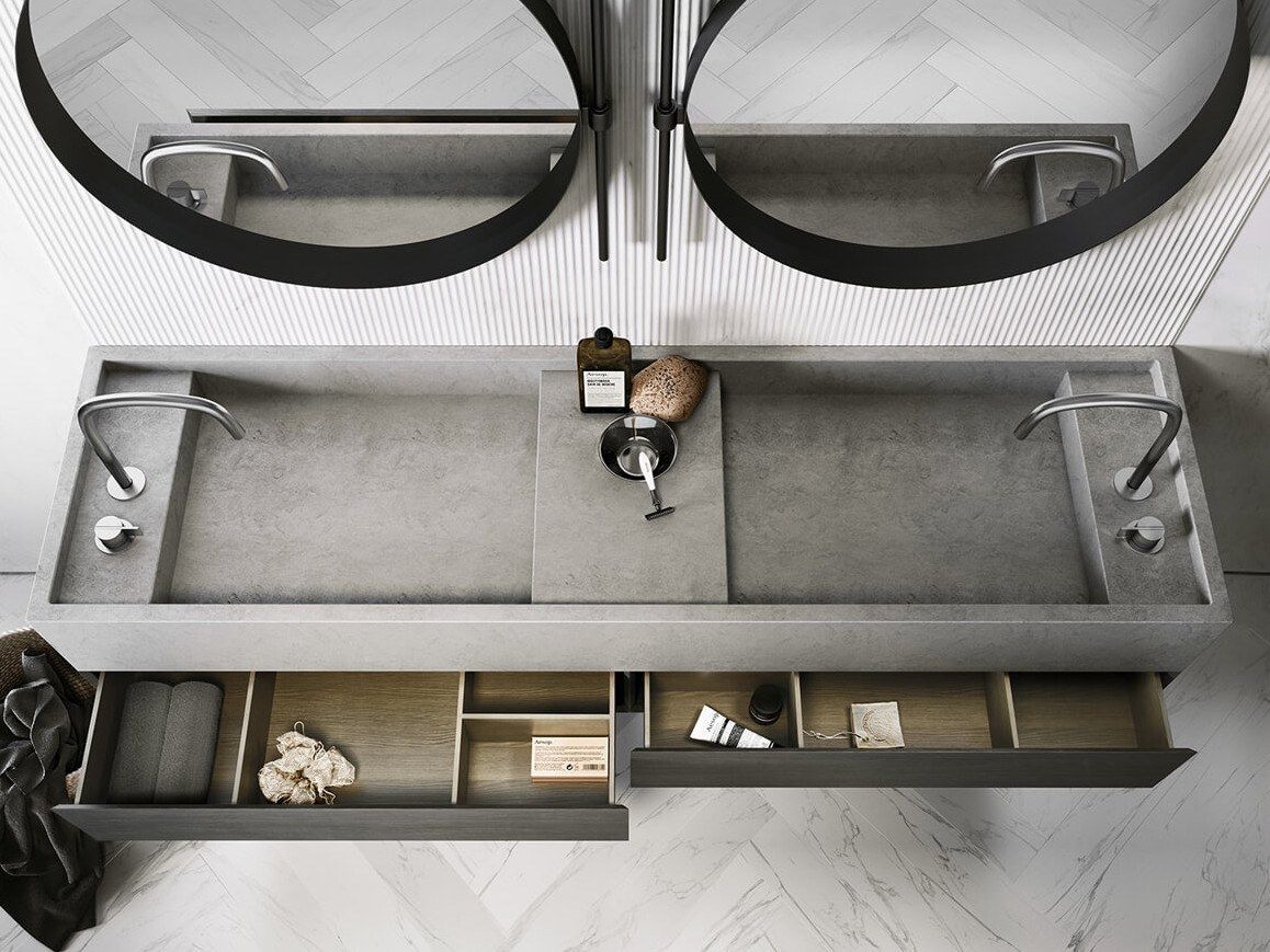 Прямоугольная двойная подвесная раковина COCOON Piet Boon ARCH-00022194 - Вид №4