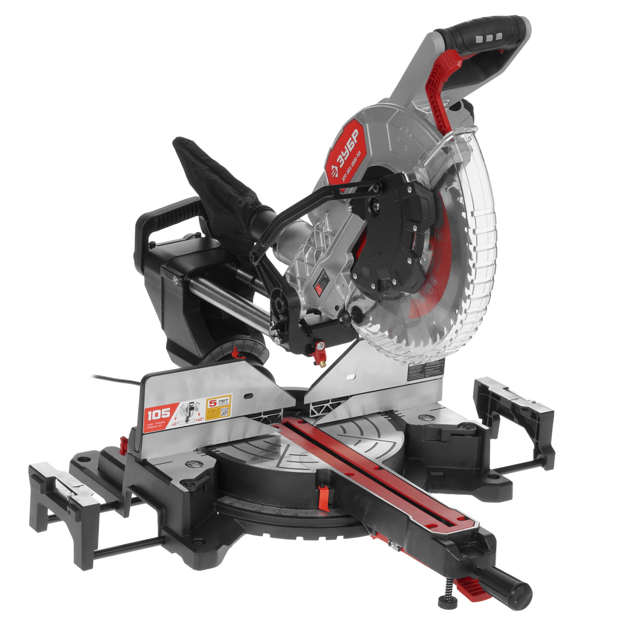 Торцовочная пила  Зубр ЗПТ-305-1800 ПЛ 8164211 STDN-0076654