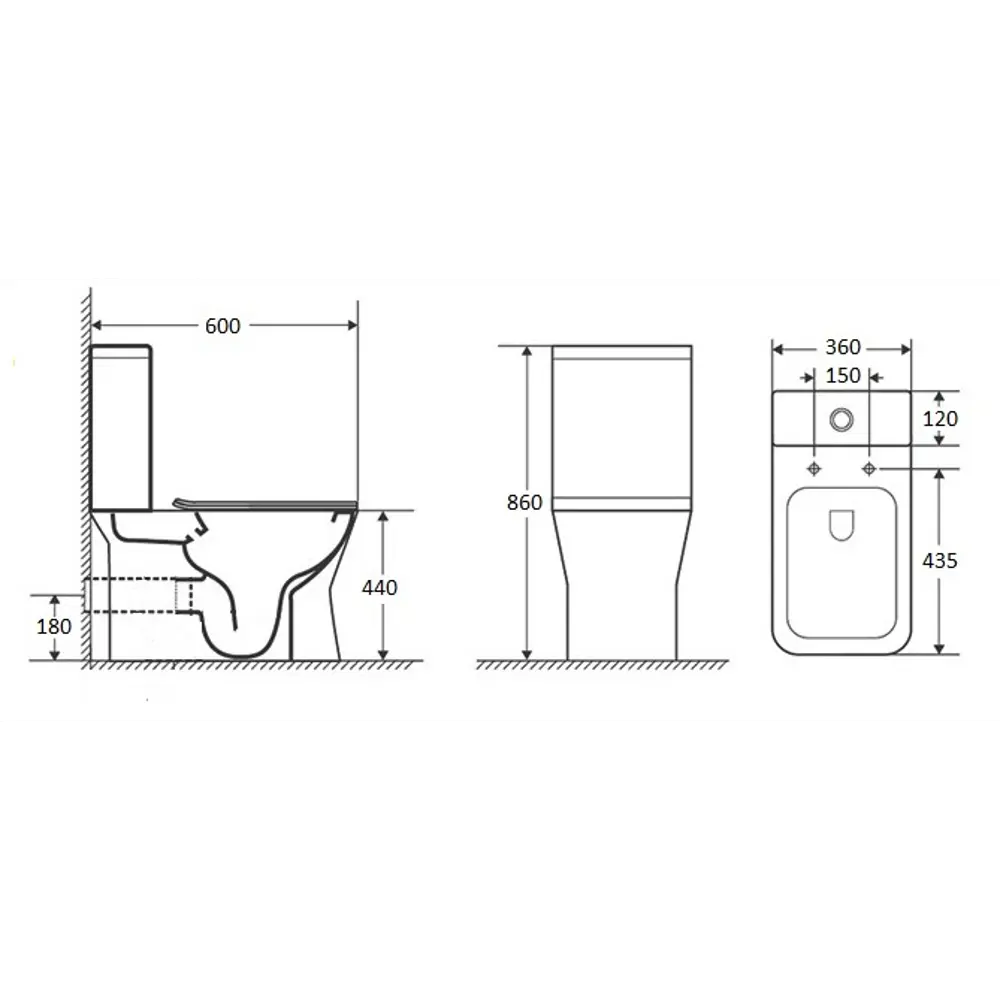 Унитаз-компакт Cerutti SPA Ellero CT8458 безободковый сиденье с микролифтом 88977000 STLM-2012378 - Вид №10
