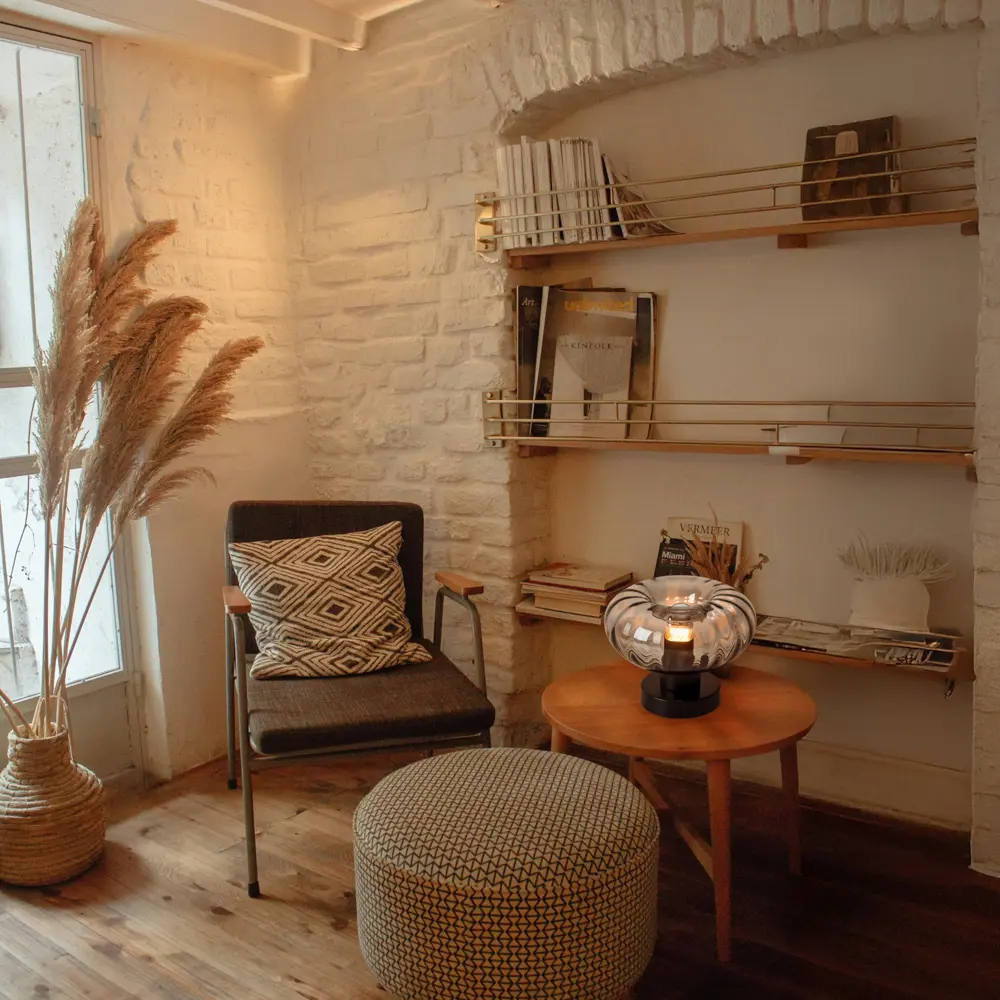 Настольная лампа Freya Glans цвет черный STLM-2097270 - Вид №9