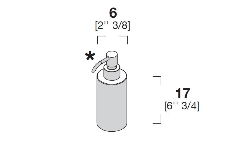Дозатор мыла Corian® Rexa уникальный ARCH-00137859 - Вид №1