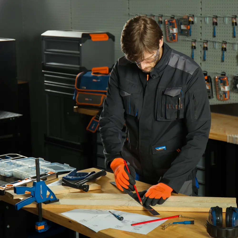 Рабочая куртка DEXTER для защиты и комфорта 83603831 STLM-0042423 - Вид №6