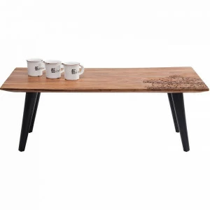 Журнальный столик дизайнерский деревянный 110 см Rodeo KARE RODEO 322915 Коричневый