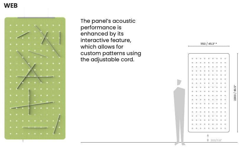 Подвесная офисная акустическая панель Askia INTERACTIVE ARCH-00057685 - Вид №1