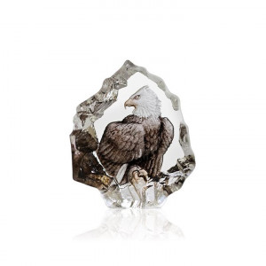 88172 Скульптура "Белоголовый орлан" (миниатюра), коричневая, 55/65 мм. Maleras
