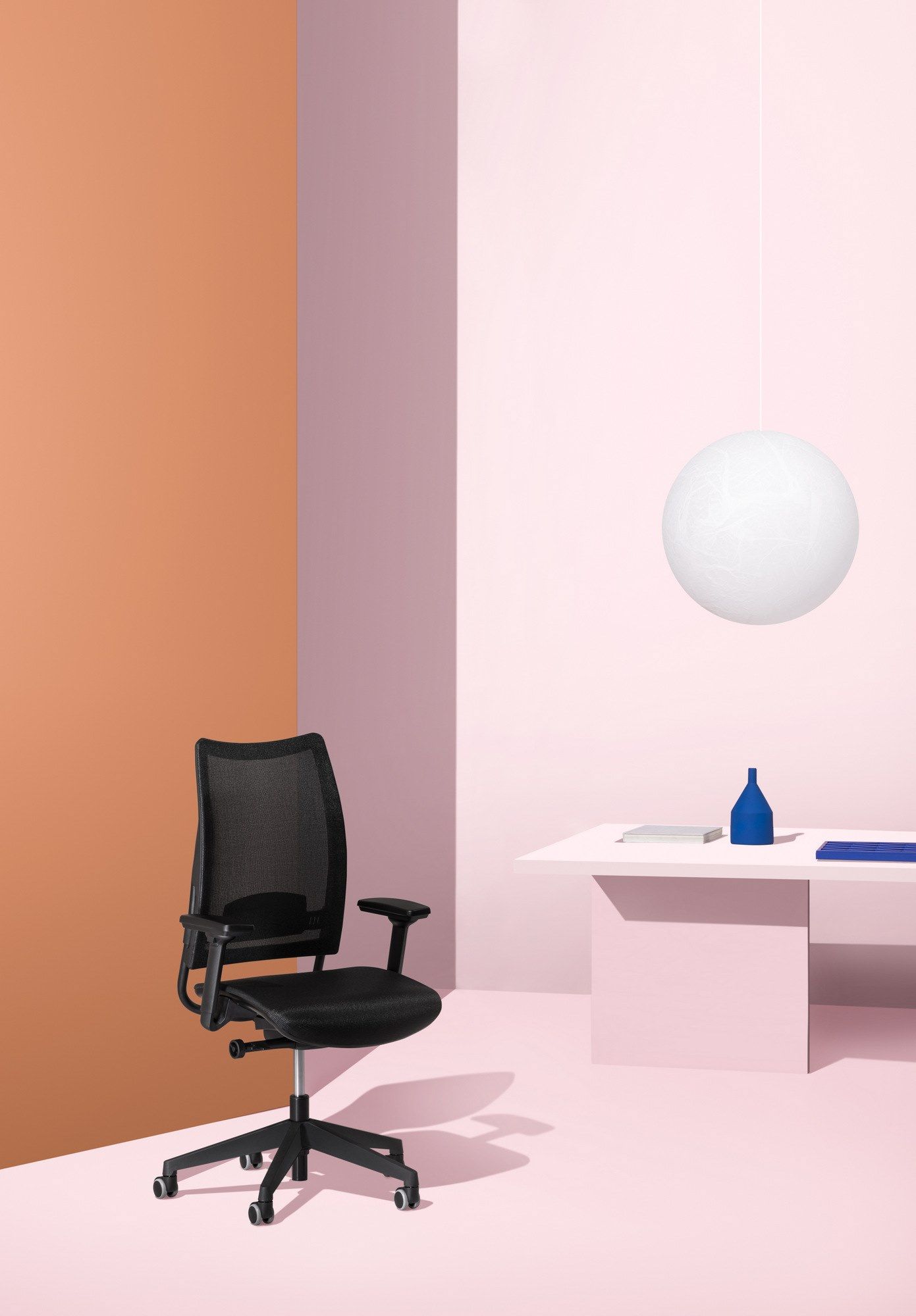 5-спицевое вращающееся сетчатое офисное кресло с колесами Luxy Overtime ARCH-00119979 - Вид №4