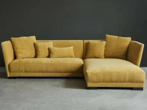 Grado Design 3-х местный тканевый диван с шезлонгом Halle Hal - sf - rc