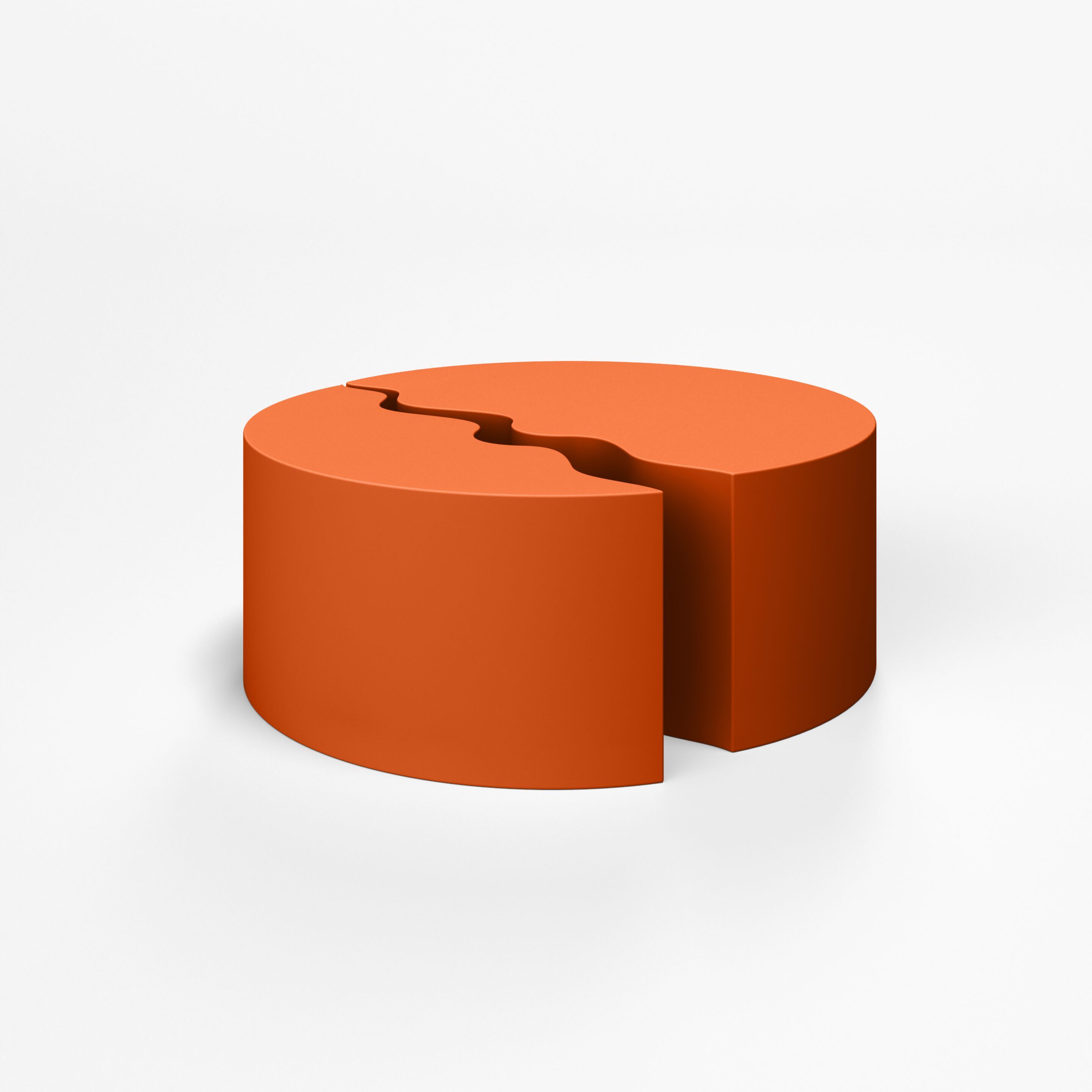 Круглый модульный пуф с пенопластовым покрытием SIXINCH DUAL ARCH-00096567 - Вид №14