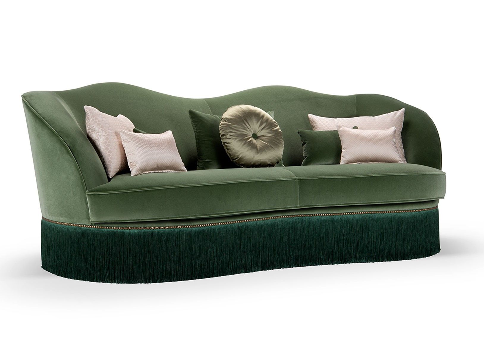 Бархатный раскладной диван-кровать Domingo Salotti Dione ARCH-00099864