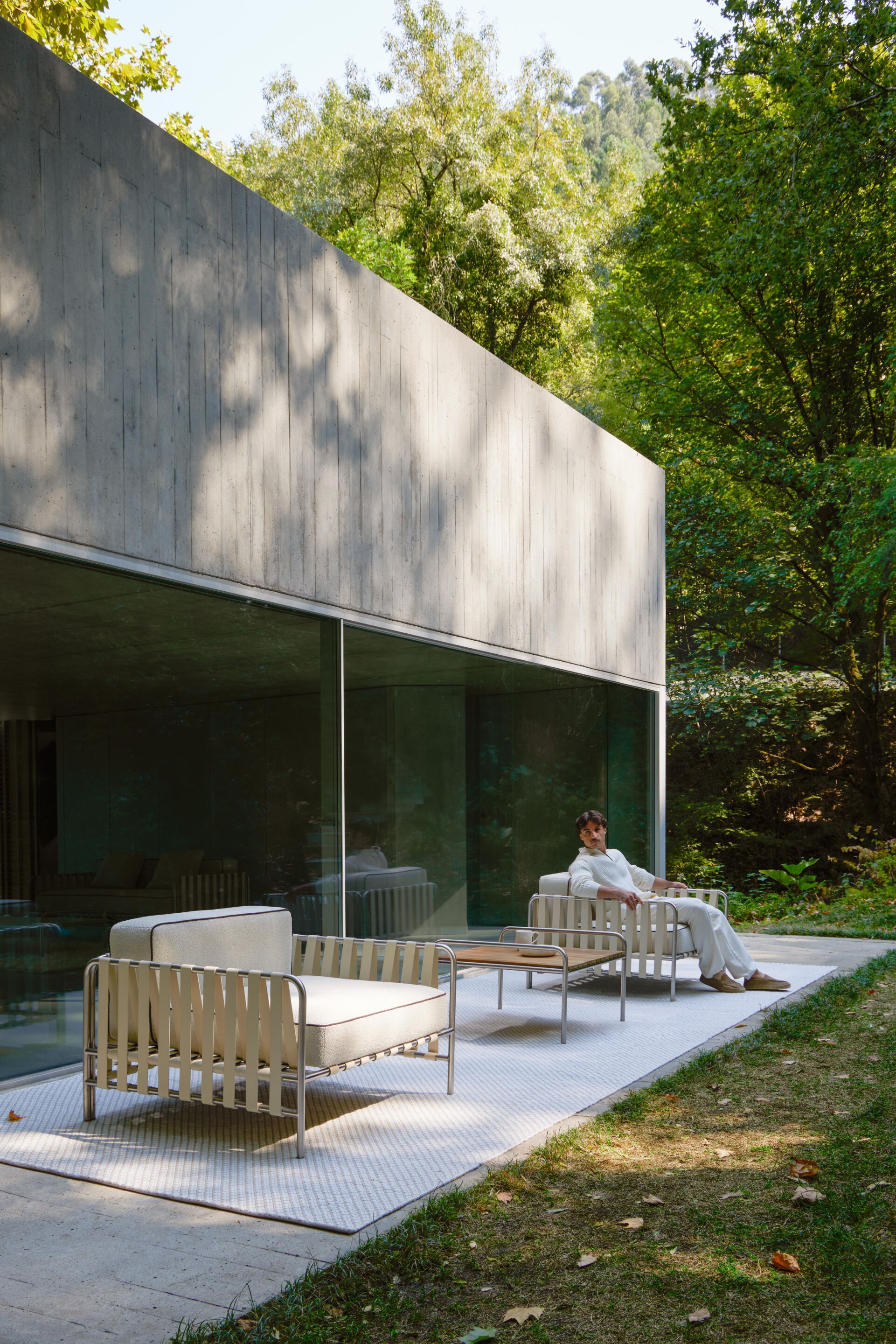 Алюминиевое садовое кресло с подлокотниками GANDIABLASCO Onsen ARCH-00106669 - Вид №3