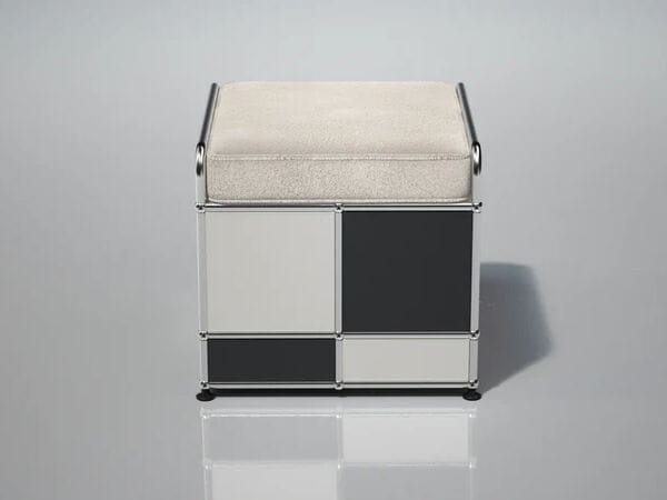 Стальной низкий стул USM TESSELLATE ARCH-00071665 - Вид №1