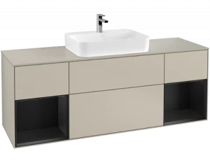 Villeroy&Boch Тумба под раковину Прямоугольная версия F453PDHH Finion Sand Matt Lacquer