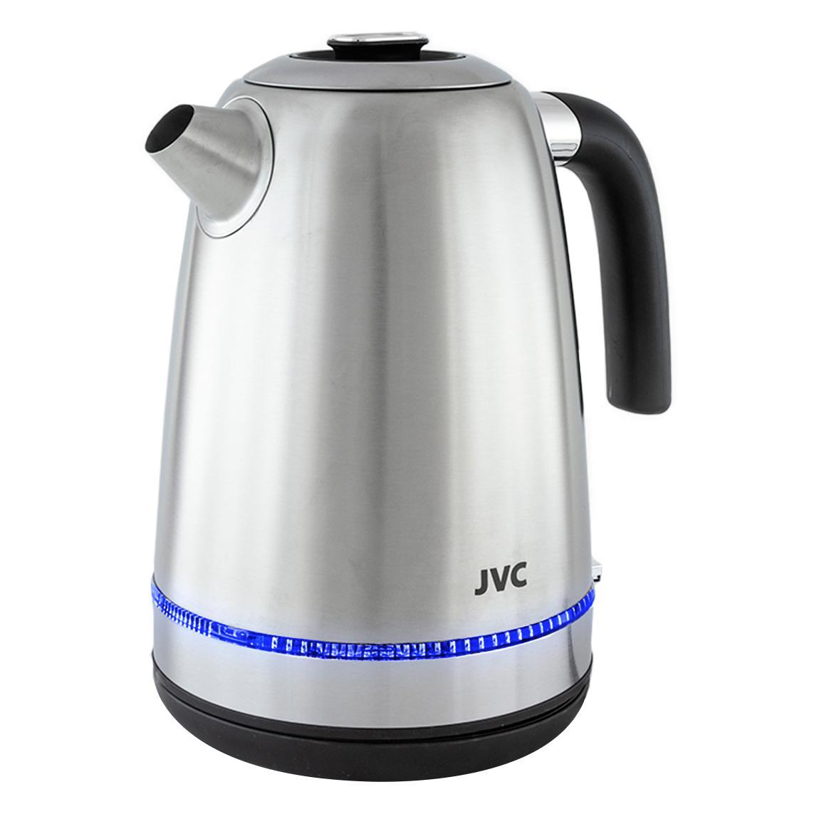 90445900 Электрический чайник JK-KE1720 1.7 л металл цвет черный, серебристый STLM-0225296 JVC