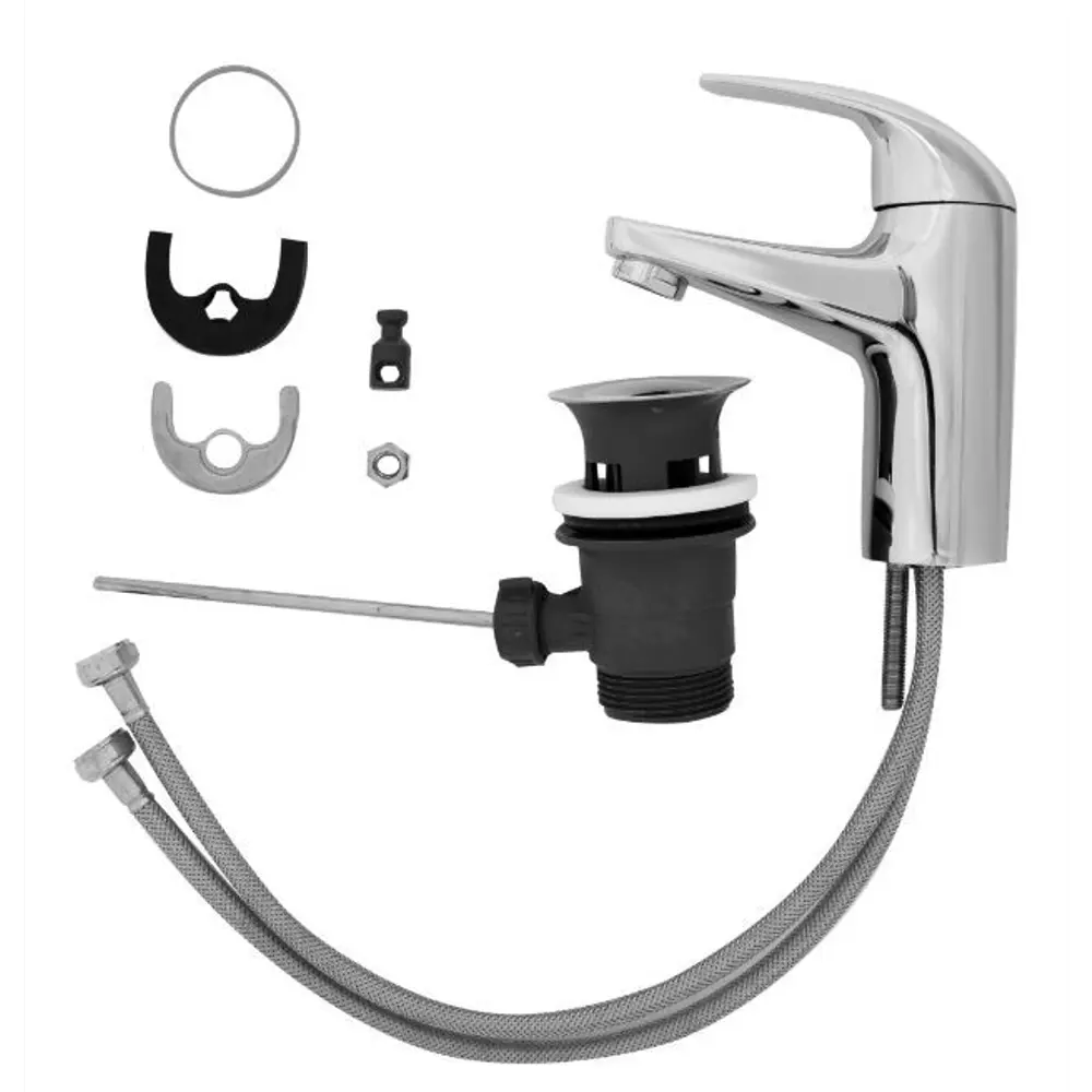 Смеситель для раковины Grohe Start Curve однорычажный цвет хром STLM-2189328 - Вид №3