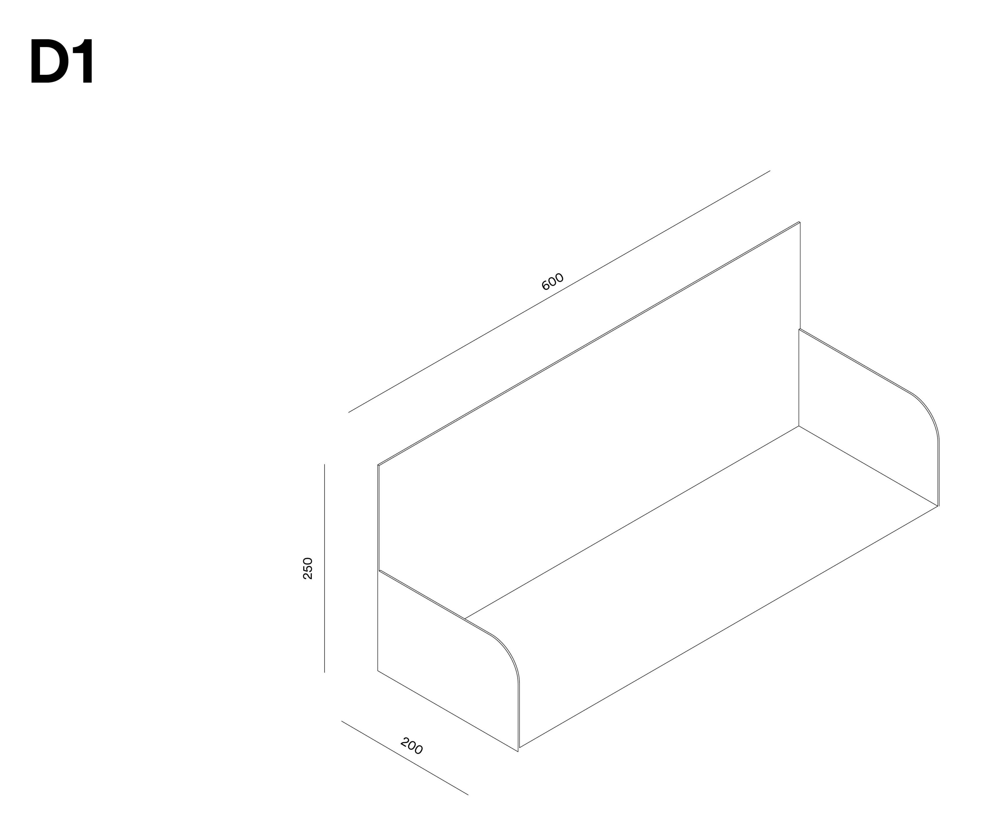 Полка D-SEGNO D4 ARCH-00133906 - Вид №5