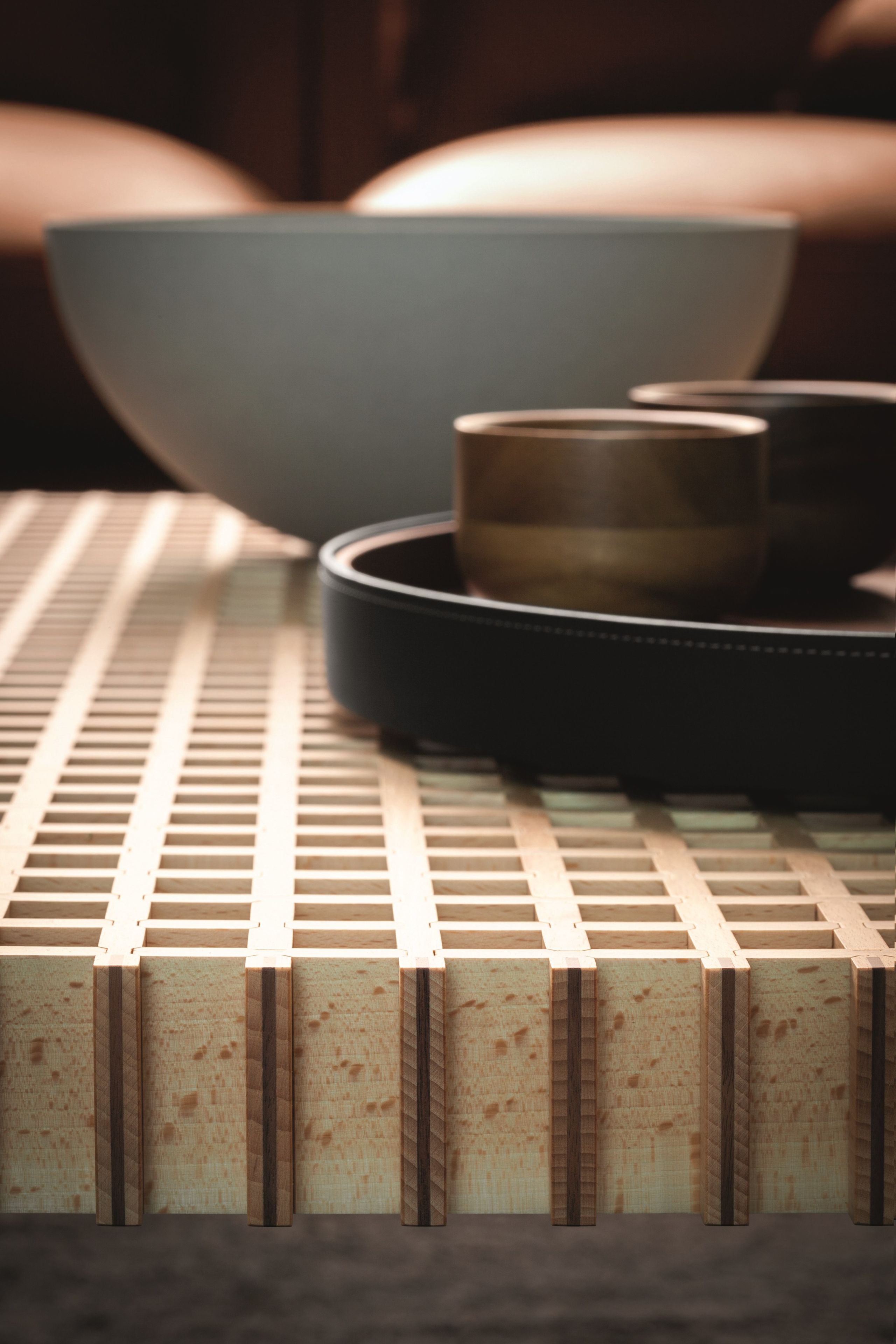 Квадратный журнальный столик из массива дерева Poltrona Frau коллекция-столы и стулья ARCH-00119806 - Вид №9