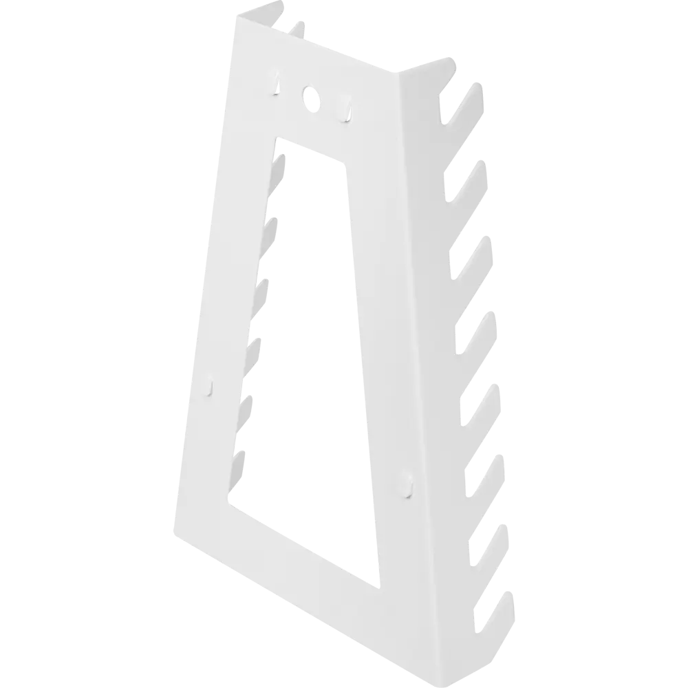 Держатель для гаечных ключей на перфопанели Spaceo 12.7x19.5x3.5 см сталь цвет белый