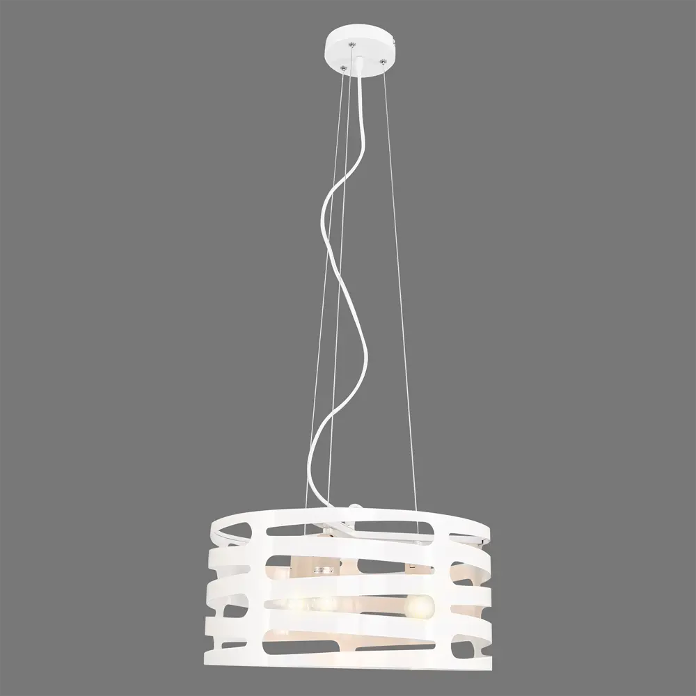 Светильник подвесной Laurel 3 лампы 12 м² цвет белый Toplight STLM-2024206 - Вид №2