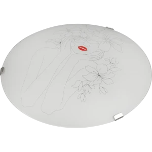 Светильник настенно-потолочный Завод Элетех Девушка 2 лампы цвет белый