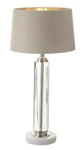 Настольная лампа Abriola (только основание) от RVAstley 50037 RVASTLEY ИНТЕРЬЕРНЫЕ 062119 Бежевый;прозрачный