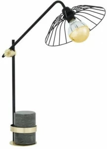 Flam & Luce Регулируемая металлическая настольная лампа с гибким кронштейном Metallo