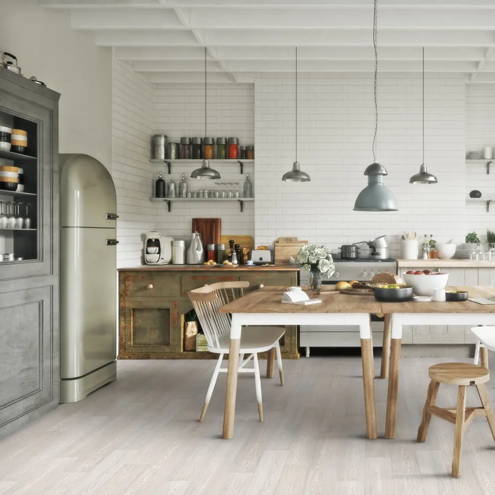 Santreyd Ла-Манш «Дуб белый» — линолеум для влажных помещений 82634082 STLM-0892509