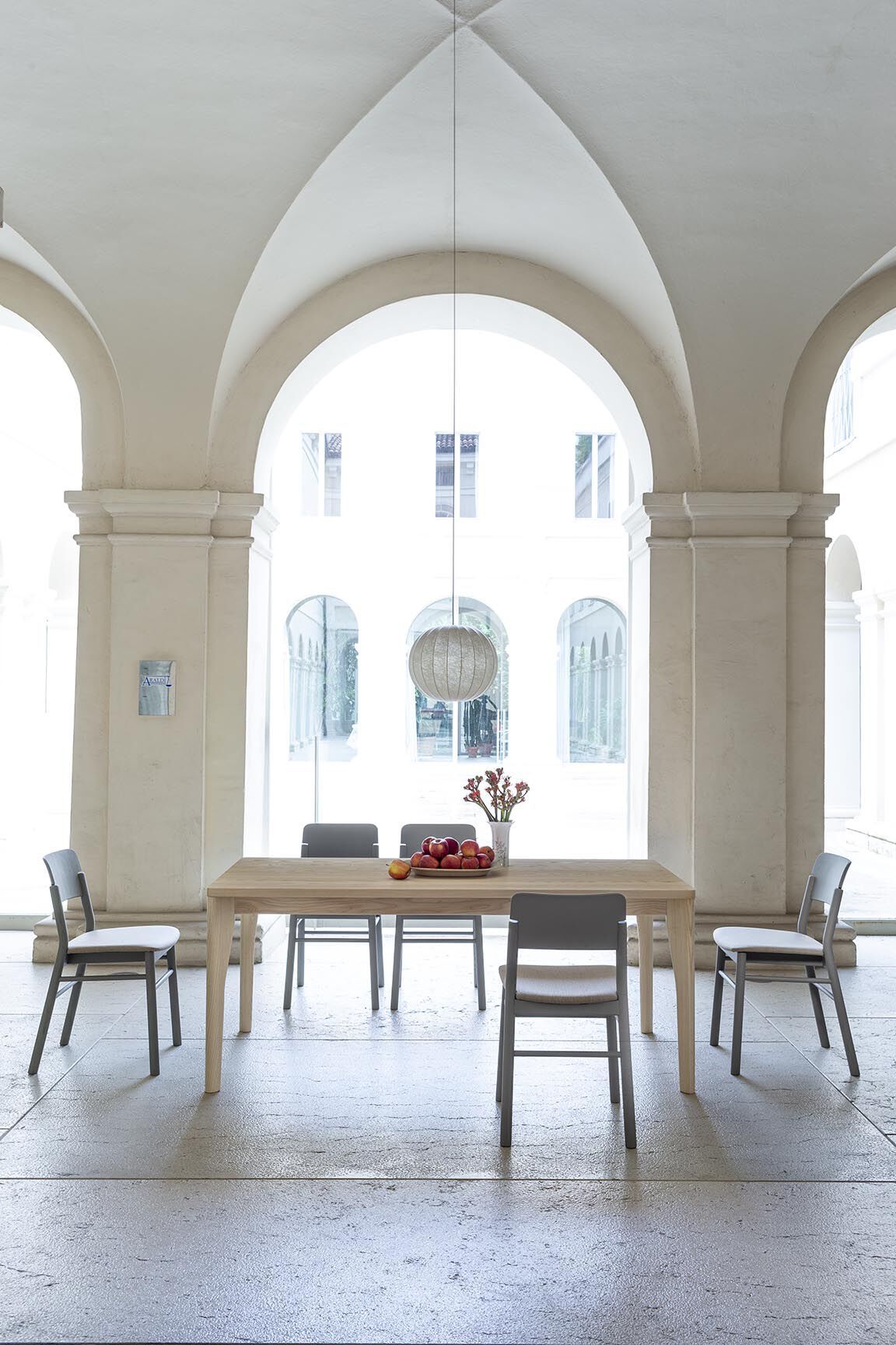 Деревянный стул с мягким сиденьем SIPA ARCH-00082050 - Вид №7